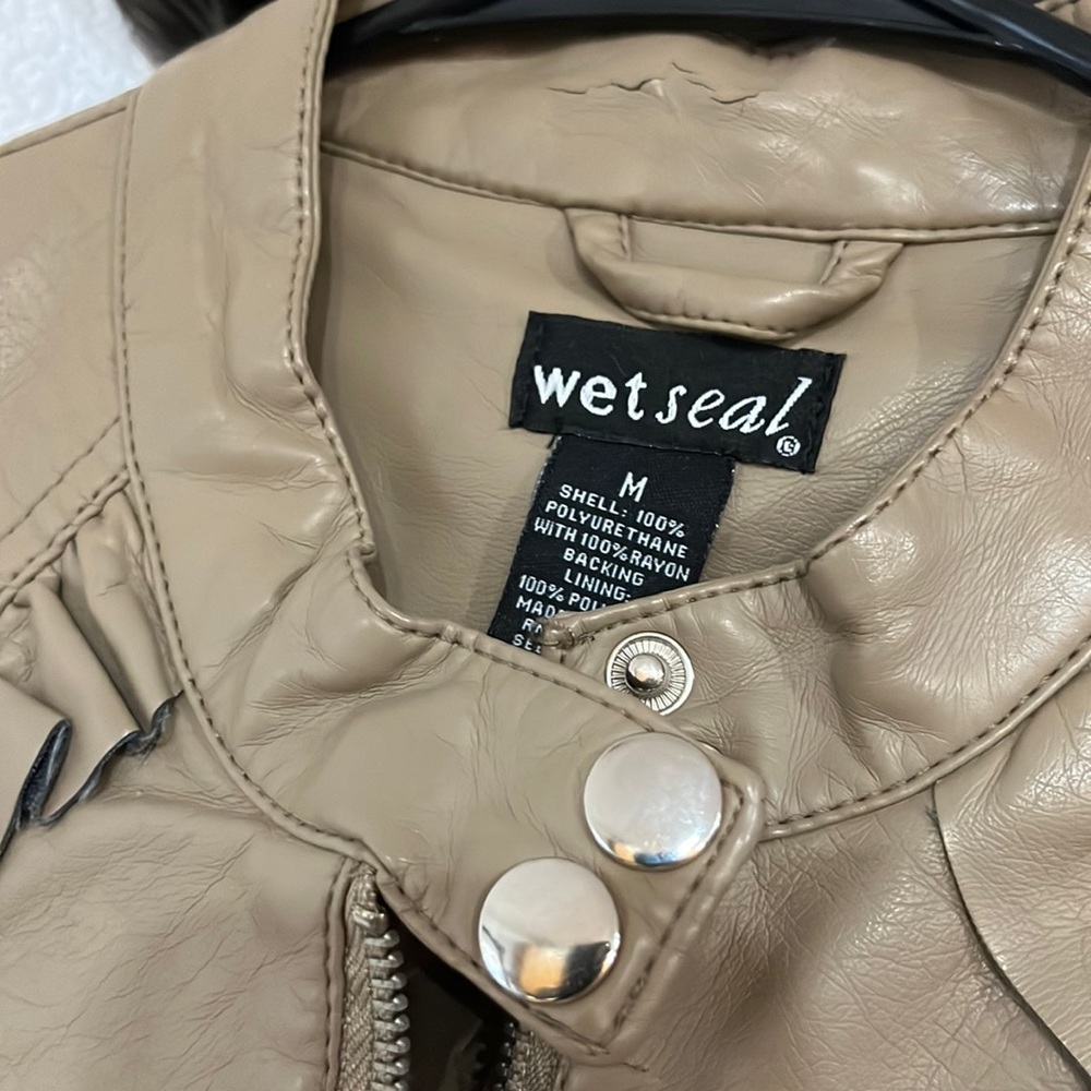 Wet seal, tan, size M jacket